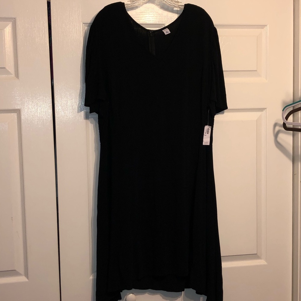 NWT Old Navy Flutter Sleeve V-Neck Dress Size XXL